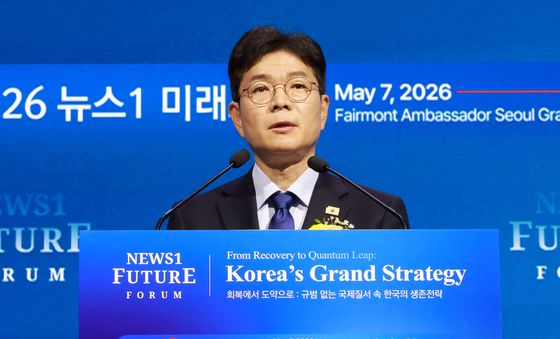 [NFF 2026] 미래포럼서 축사하는 정원오 후보