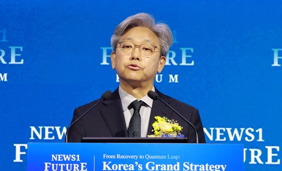 [NFF 2026] 미래포럼서 개회사 하는 이영섭 뉴스1 대표이사