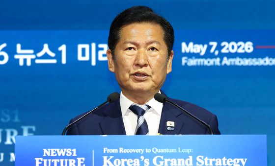 [NFF 2026] 미래포럼서 축사하는 정청래 대표