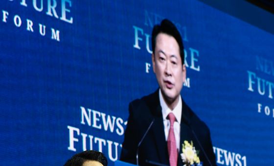 [NFF 2026] 미래포럼서 축사하는 장동혁 대표