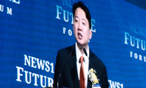 [NFF 2026] 미래포럼서 축사하는 이준석 대표
