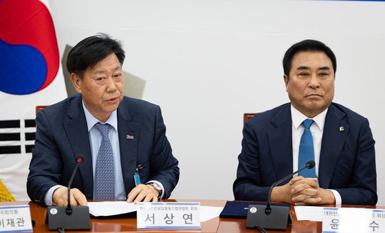 인사말하는 서상연 한국아스콘공업협동조합연합회장