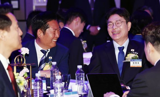 [NFF 2026] 뉴스1 미래포럼 참석한 정청래·정원오