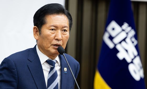 정청래 민주당 대표, 의총 모두 발언