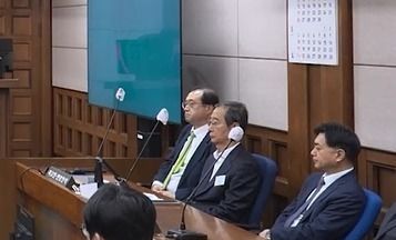 항소심 출석한 한덕수 전 총리