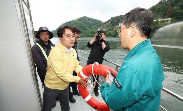 김광용 본부장, 남이섬 운항 선박 안전관리 대첵 현장 점검