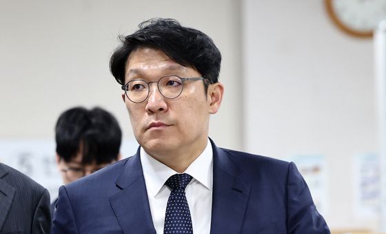 항소심 선고공판 출석하는 김상민 전 부장검사