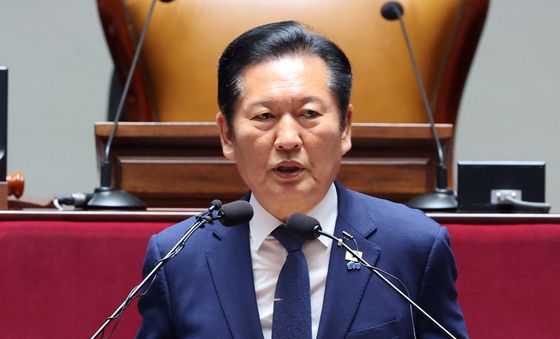 모두발언하는 정청래 대표