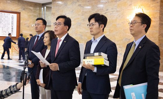 입장 밝히는 국민의힘 원내지도부