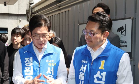 정원오 서울시장 후보, 돈의동 쪽방촌 방문