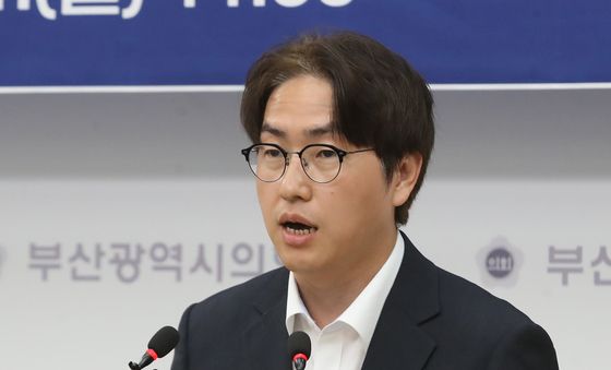 기자회견 갖는 하정우 후보