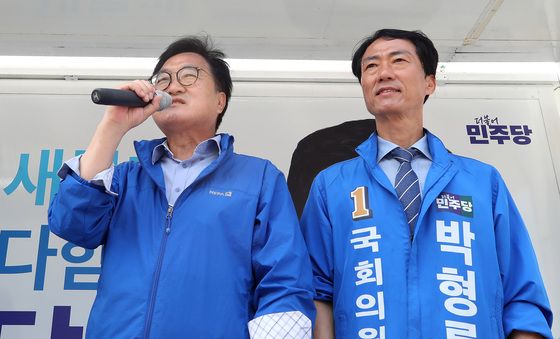 우원식 전 국회의장, 달성군 보궐선거 박형룡 지원