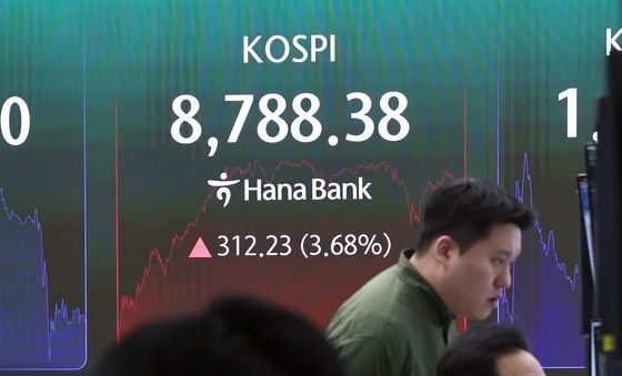 코스피, 3%대 상승 마감…사상 최고