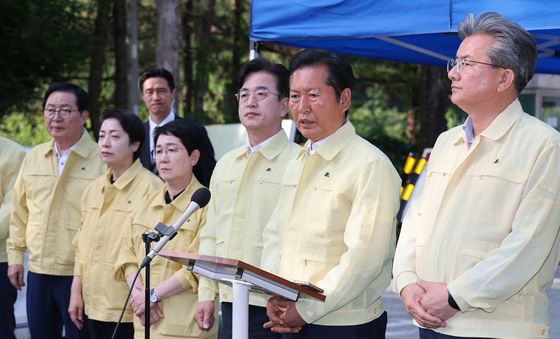 한화에어로스페이스 사고 현장 찾은 민주당