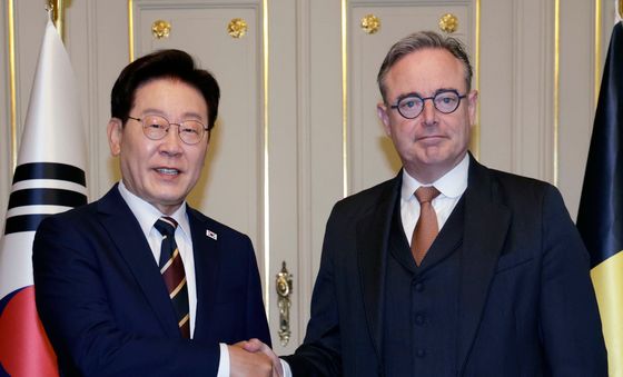벨기에 총리 만난 이재명 대통령
