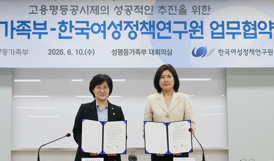 성평등가족부·한국여성정책연구원 업무협약식