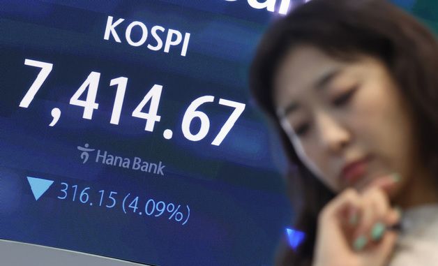 코스피, 삼전닉스 약세로 하락 출발