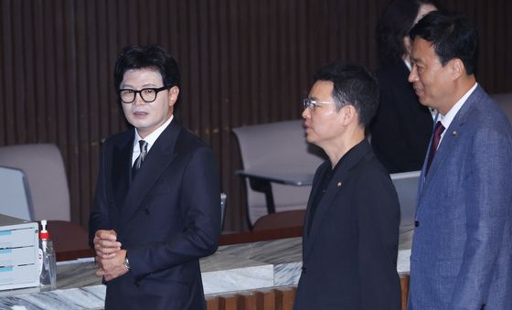 대화하는 한동훈·박정훈