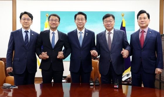 국회의장-여야 원내대표 회동