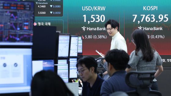 오락가락 코스피, 계속된 중동 불확실성으로 7700선 마감