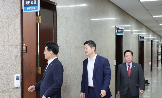 정점식 원내대표 면담 나선 대안과미래
