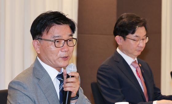 발언하는 박상진 한국산업은행 회장