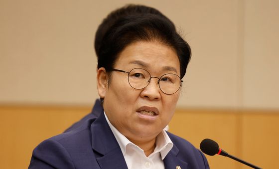 최고위원회의 발언하는 문정복 최고위원