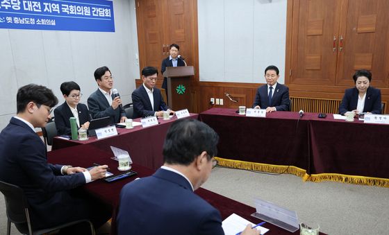 허태정 당선인-지역 국회의원 간담회