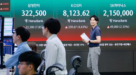 삼성전자 8%가까이 상승