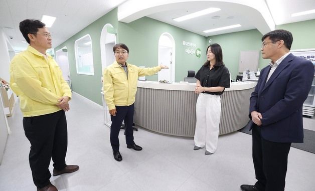 김광용 재난안전관리본부장, 대전 이동노동자 쉼터 현장 점검