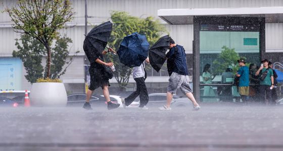강한 바람 동반한 소나기