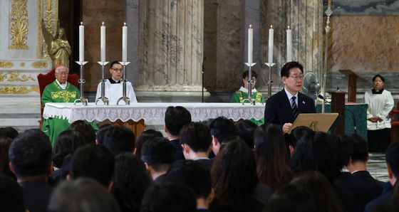이재명 대통령, 평화와 연대를 위한 특별미사 기념연설