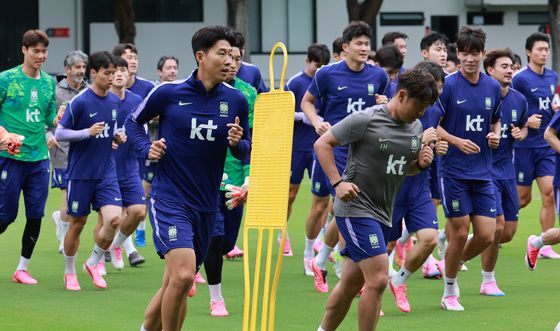 컨디션 좋은 대한민국 축구대표팀