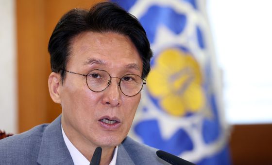 국토공간대전환 범정부 추진협의회 모두 발언하는 김민석 총리