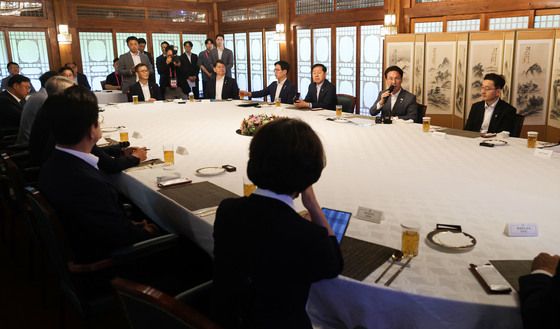김민석 국무총리, 국토대전환 관련 광역단체장 당선자 간담회