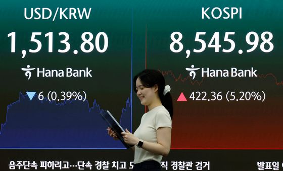 미-이란 중동 전쟁 종전 MOU 소식에 코스피 5.2% 상승