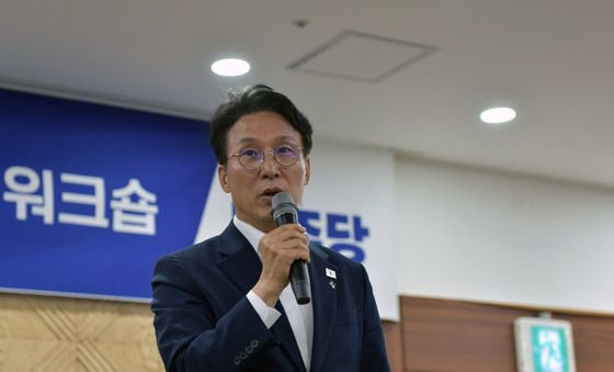 축사하는 김민석 국무총리