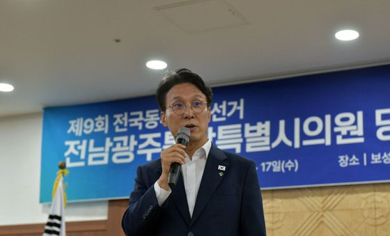 축사하는 김민석 국무총리