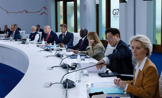 G7 정상회의 참석한 이재명 대통령