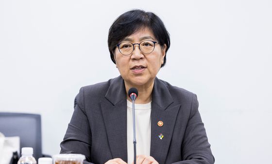 간담회 발언하는 정은경 장관