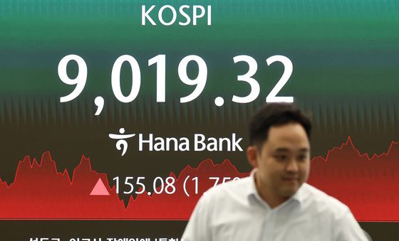 코스피 9000 돌파, 한국증시 새역사