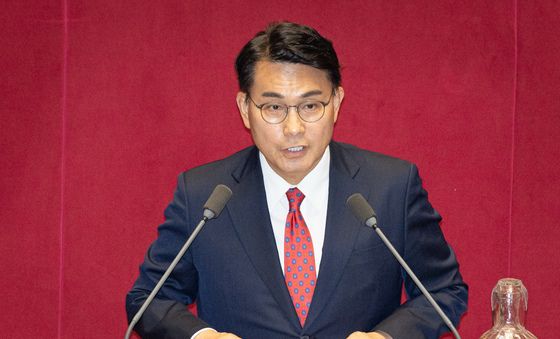 제안설명하는 윤상현 선관위 국조특위원장
