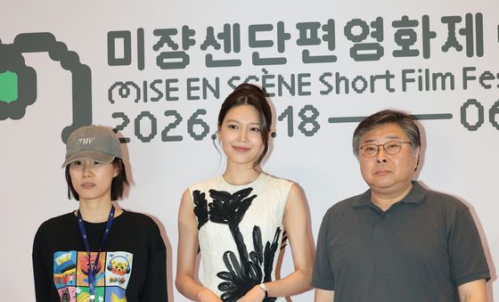 미쟝센단편영화제 참석한 오승욱·이옥섭 감독과 최수영