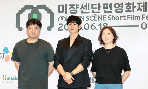 미쟝센단편영화제 참석한 김형주·김도영 감독과 정해인