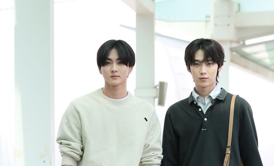정원·선우, 공항에서 화보를
