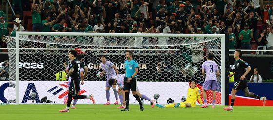 선제골 허용한 대한민국 축구대표팀