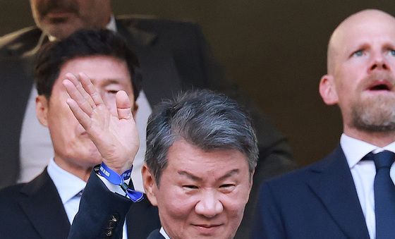멕시코전 찾은 정몽규 대한축구협회장