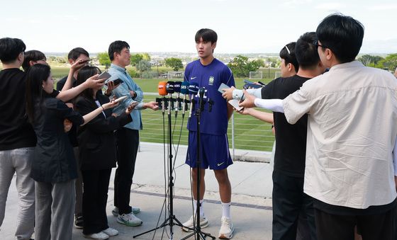 축구대표팀 합류하는 조위제