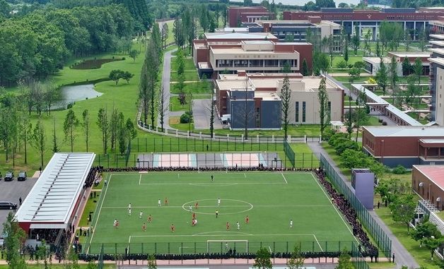 北 당 중앙간부학교 창립 80주년 기념 국제대회 우승팀 시범 경기