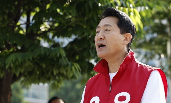 대국민 호소문 발표하는 오세훈 후보